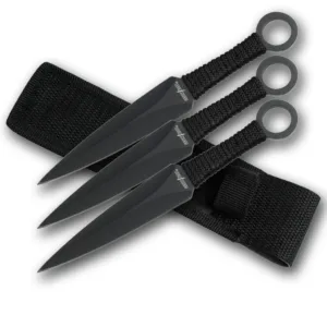 Durable Black Throwing Knives