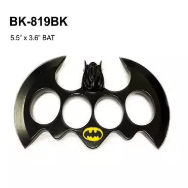 Ergonomic black bat knuckle duster