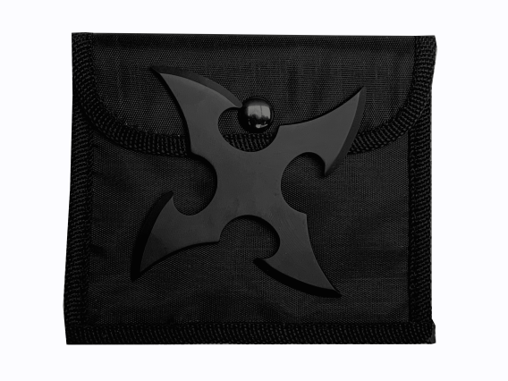 FOUR POINT THROWING STAR 4" WITH POUCH 90-24