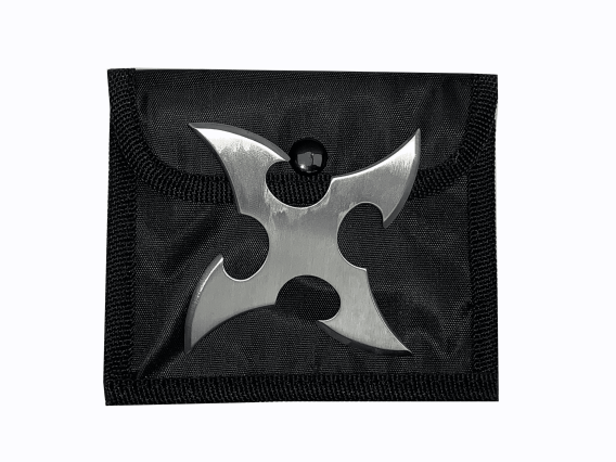 FOUR POINT THROWING STAR 4" WITH POUCH 90-24 - Image 2