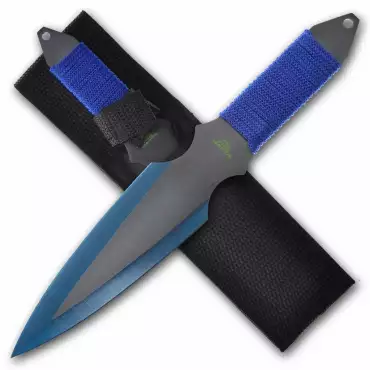 Cord Wrap Throwing Knife Set