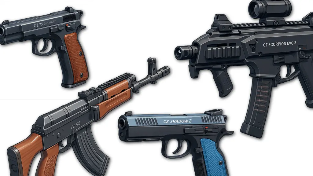 CZ Firearms History and Innovation Collage