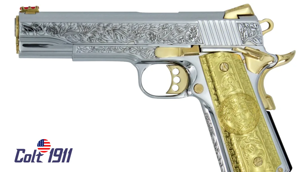 Evolution of the 1911 pistol Gold and Silver