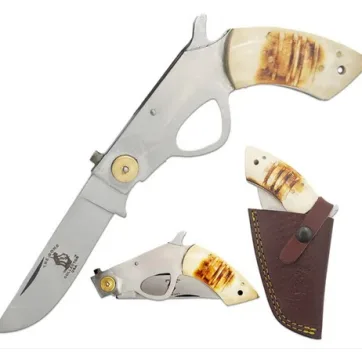 BC 868-BN 6″ Bone Collector Gun-Handle Folding Knife