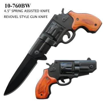 10-760BW - Revolver Style Gun Knife