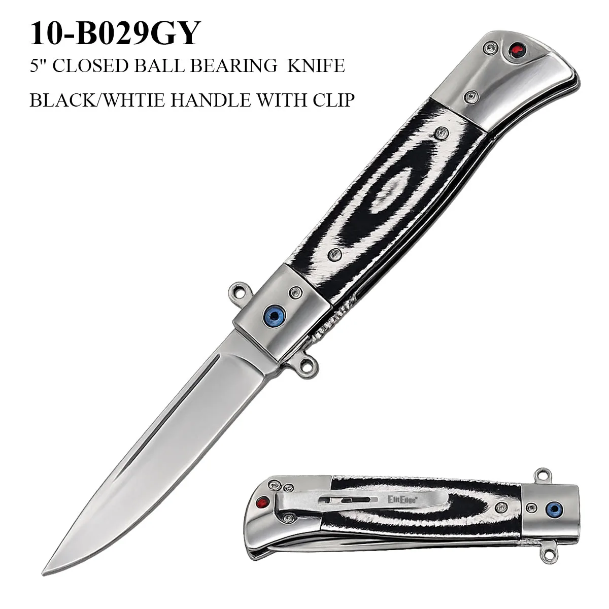 10-B029GY 5" Closed Ball Bearing Folding Knife