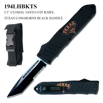 194LHBKTS - 5.5" Closed Tanto Blade OTF Texas Edition