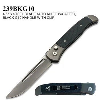 239BKG10 - 4.5" Closed Automatic Knife with G10 Handle