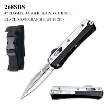 268SBS 4" CLOSED DAGGER BLADE OTF KNIFE