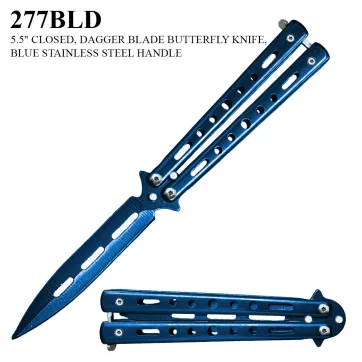 277BLD - 5.5" Dagger Blade Butterfly Knife