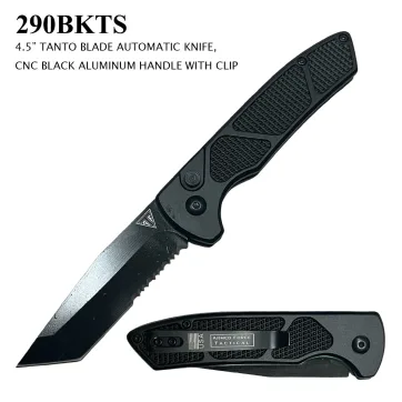 290BKTS - 7.75" Automatic Push Button Knife Tanto Blade