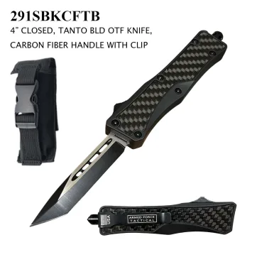 291SBKCFTB - 4"Closed OTF Automatic Knife