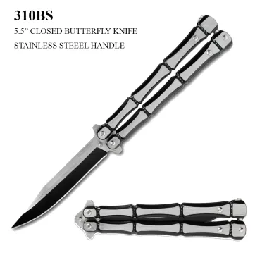 310BS - 5.5" STAINLESS STEEL BUTTERFLY BONE STYLE