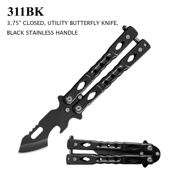 311BK 3.75" CLOSED UTILITY BUTTERFLY KNIFE