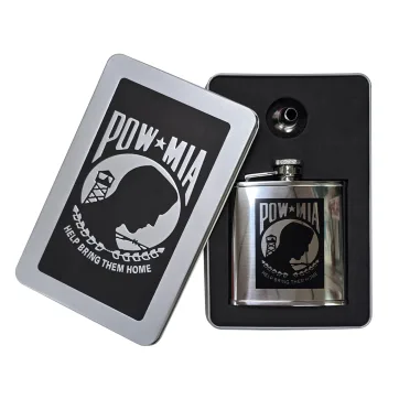 HF 023 Flask POW•MIA Help Bring Them Home
