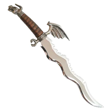 K 7192 - Flying Dragon Dagger/Letter Opener with Stand