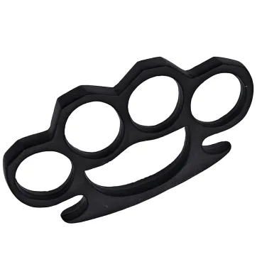 KN-01-BK - Solid Steel Knuckle 2.8 oz
