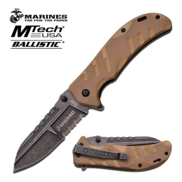 M A1042TN - MTech Spring Assisted Marines Knife