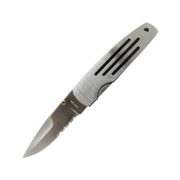 NK 48 - Manual Folding Half Serrated Pocket Knife