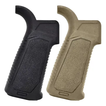 XTS-501NK 15° Rubberized AR-15 Pistol Grip – Ergonomic Rubber Overmold AR Grip with Storage Compartment – Black or FDE