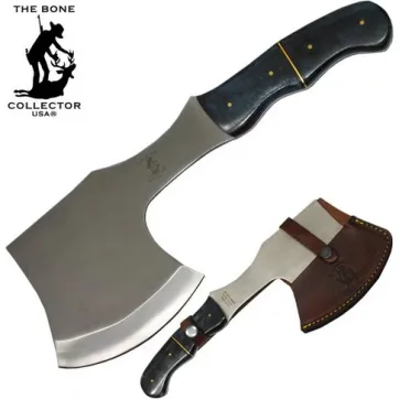 BC 873-BKBN - 11.5" Bone Collector Black Bovine Handle Full Tang Hatchet