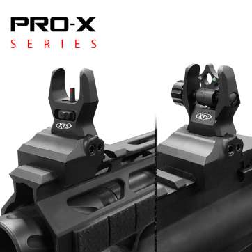 XTS-PFRSET – PRO-X Aluminum Flip-up Front and Rear Sight Set