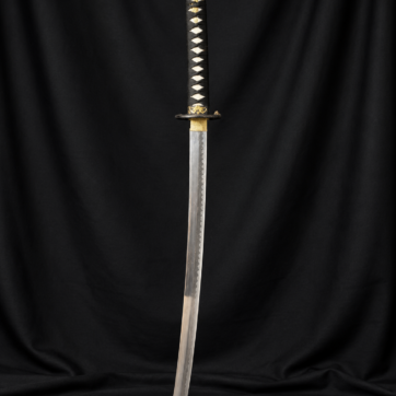 Black Japanese Style Katana Sword – Decorative Samurai Display Sword