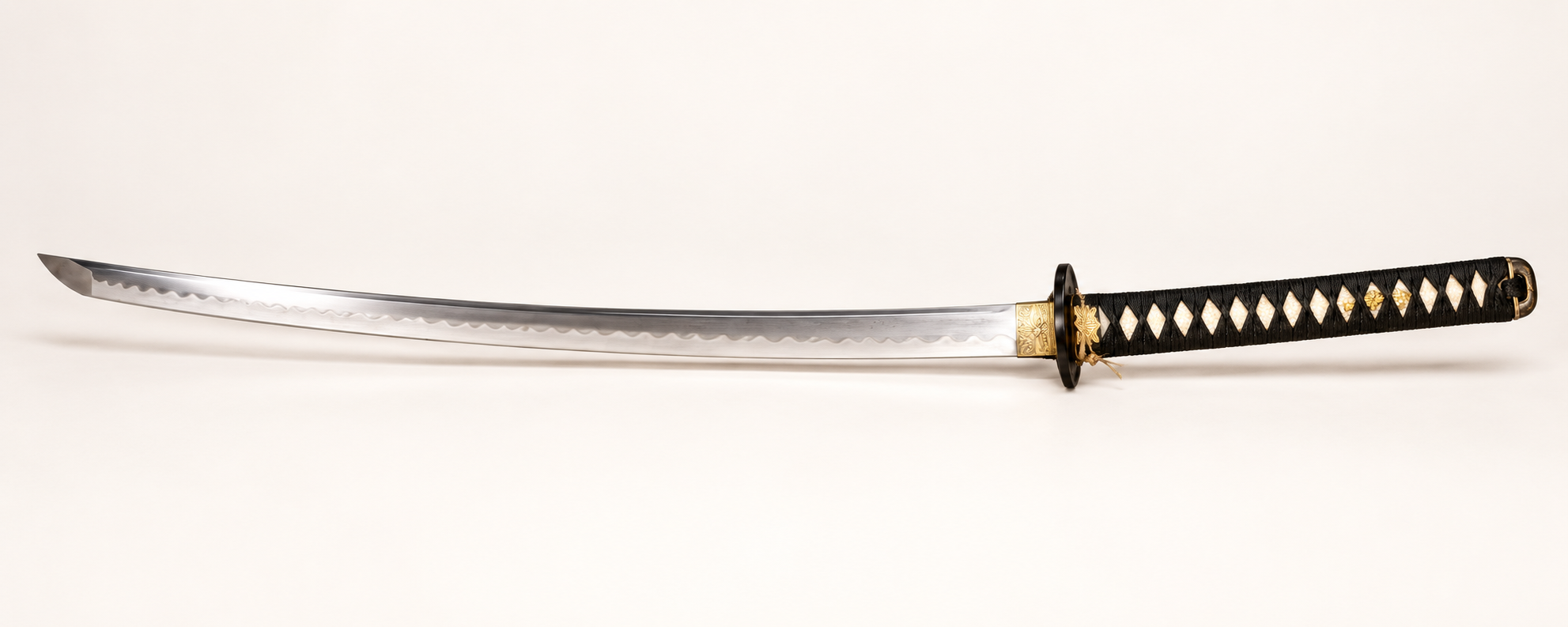 Black & Gold Japanese Style Katana – Decorative Samurai Display Sword - Image 2