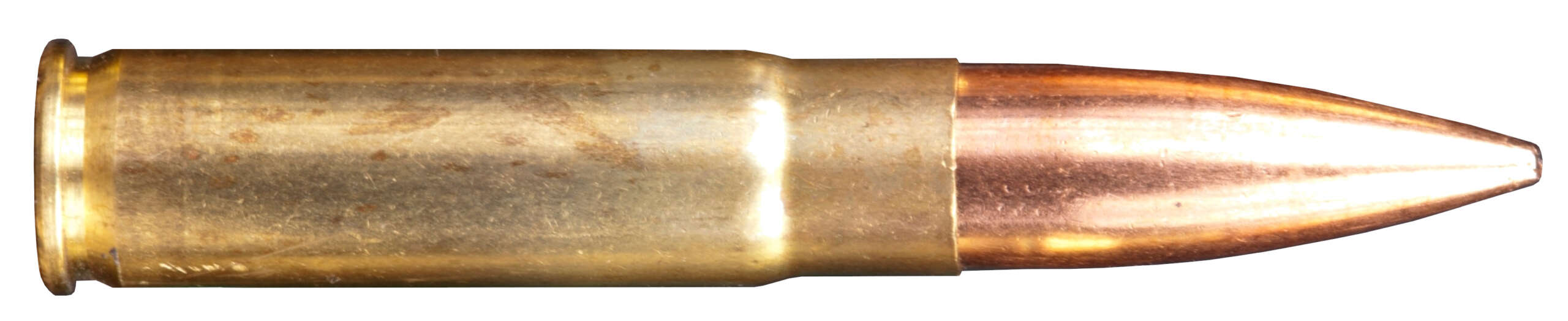 .300 AAC Blackout cartridge loaded with a 220-grain subsonic bullet